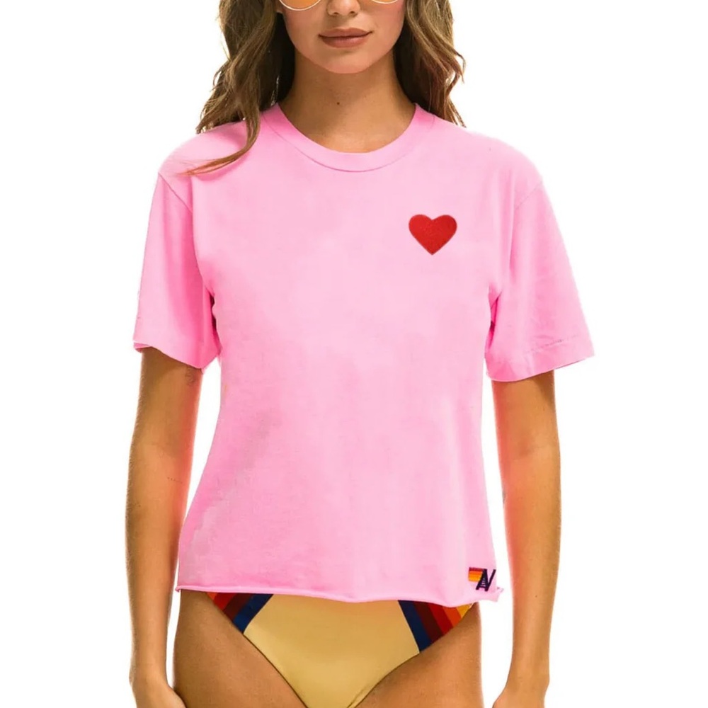 🚨SOLD🚨Aviator Nation Pink T-shirt